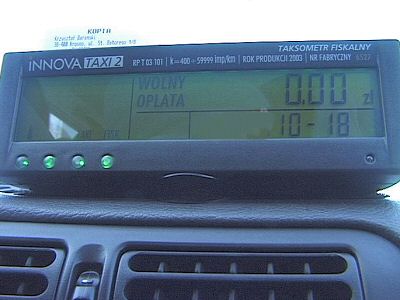 Kasa w Taxi