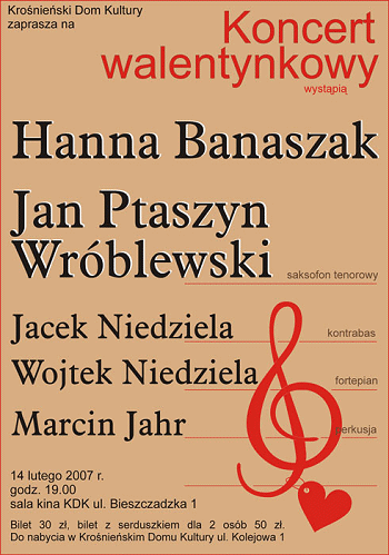 Koncert Walentynkowy
