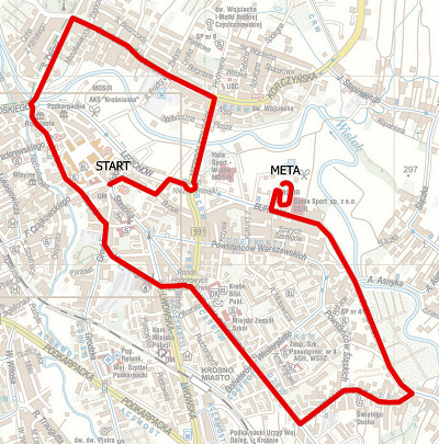 Plan biegu