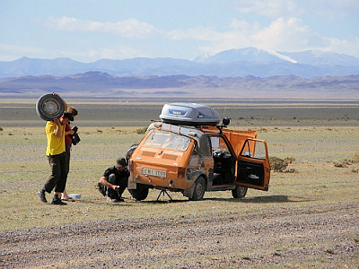 Maluchami do Mongolii