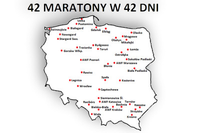 42 maratony w 42 dni