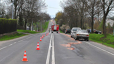 Zderzenie na Bieszczadzkiej