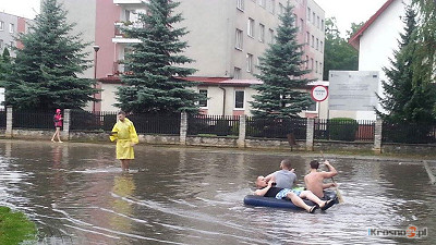 Po ulewie w Kronie
