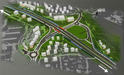 Wizualizacja wza ul. Witosa