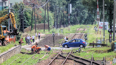 Przejazd kolejowy na 