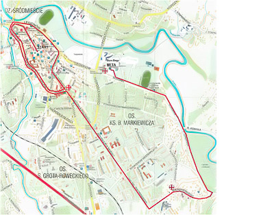 Mapa biegu