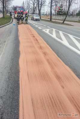 Zanieczyszczenie na ul. Tysiclecia