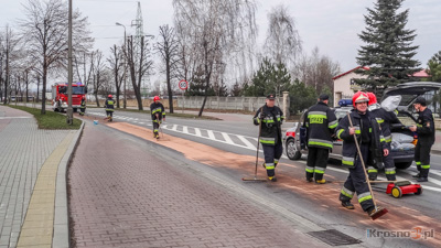Zanieczyszczenie na ul. Tysiclecia