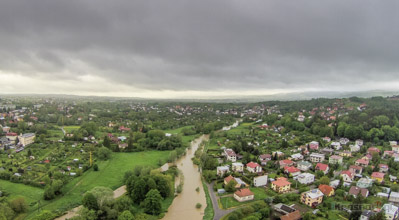 Stan rzeki Wisłok w Krośnie