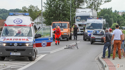 Wypadek na ul. Korczyskiej