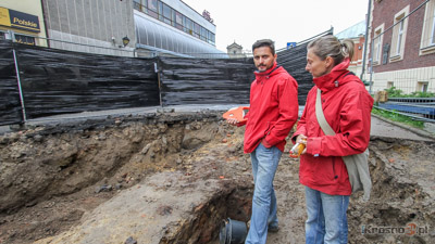 Prace archeologiczne przy Bramie Wgierskiej