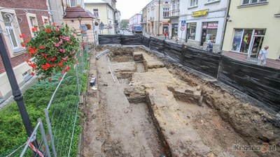 Prace archeologiczne przy Bramie Wgierskiej
