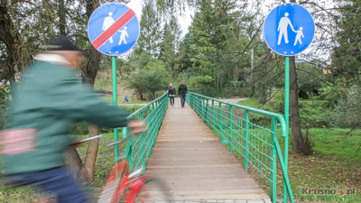 Kładka na ulicy Olejarskiej