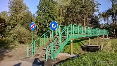 Kładka na ulicy Olejarskiej