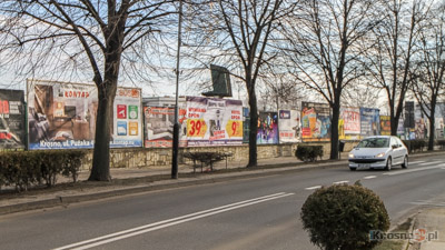 Reklamy na ulicy Legionw