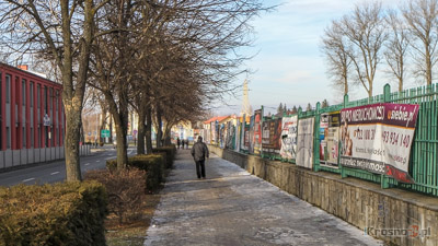 Reklamy na ulicy Legionw