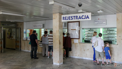 Rejestracja w szpitalu