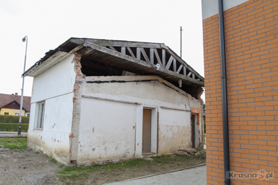 Budynek przy stadionie