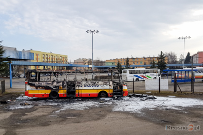 Spalony autobus